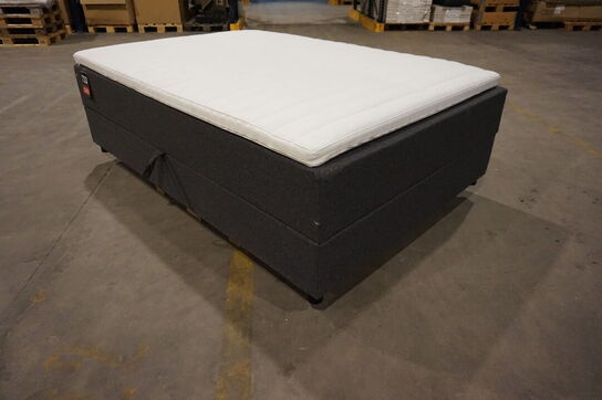 Nordisk Fjer B110 seng med opbevaring 140x200 cm Antracit 