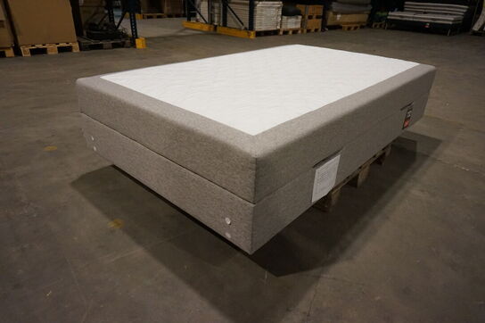 Nordisk fjer B90 seng med opbevaring 120x200 cm Lysegrå 