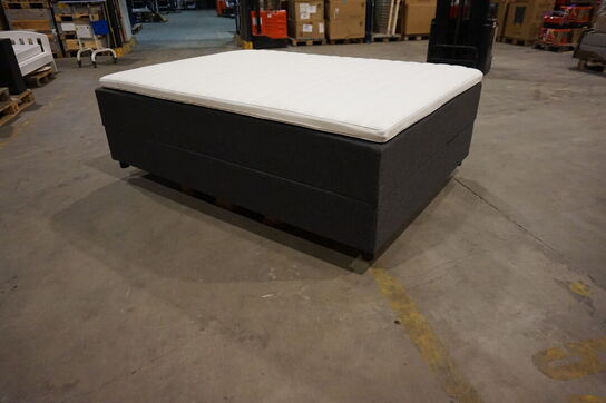 Nordisk Fjer B110 seng med opbevaring 140x200 cm Antracit 