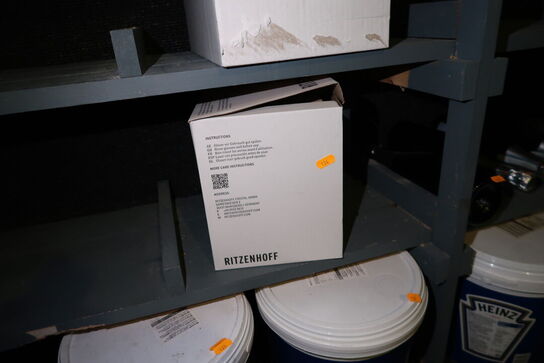 3 stk. kasser med øl/vinglas