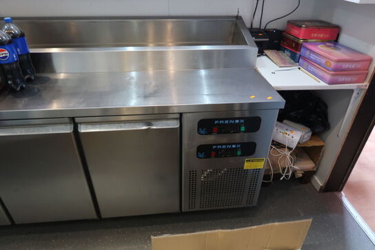 Kølebord FRENOX MPN3-PIZ-R290 med kølevitrine