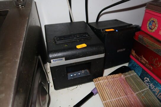 2 stk. bonprintere XPRINTER, EPSON