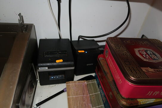 2 stk. bonprintere XPRINTER, EPSON