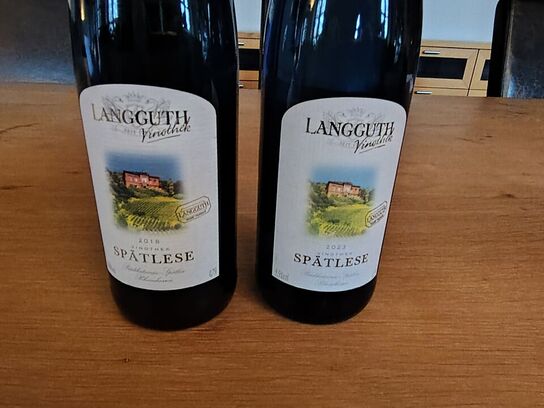 30 fl. Langguth Spätlese.