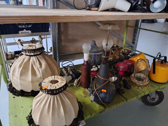 Blandet parti lamper