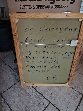 Maleri SIGN. E. V. (ERIK VITCETZ)