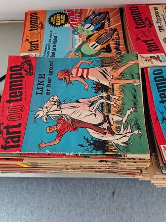 Stort lot tegneserier