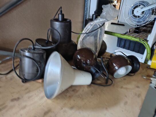 Blandet parti lamper