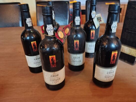 6 fl. Portvin CRUZ  1989