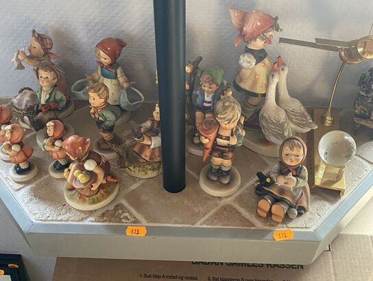 Samling Goebel Hummel figurer