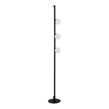2 stk. eglo phianeros led gulvlampe sort 140 cm(ubrugt)