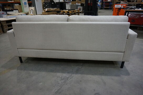 Nebraska/Inge 2,5 pers sofa beige med sorte træben 