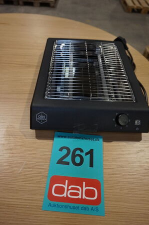 OBH Nordica flad brødrister 2635 - sort 