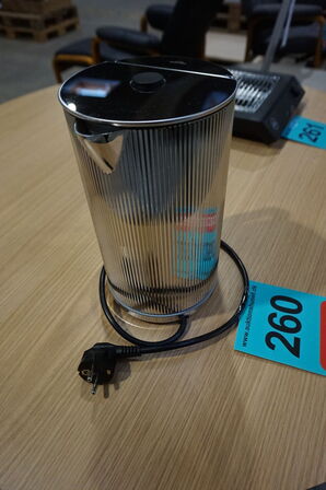 Georg Jensen Bernadotte el-kedel stål 1,5 liter 2200 watt