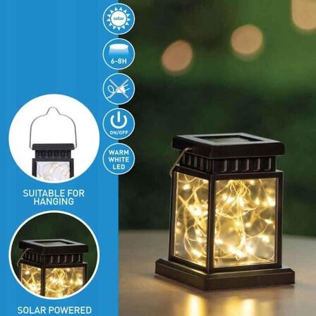 6 stk. grundig solcellelanterne udendørs(ubrugt)