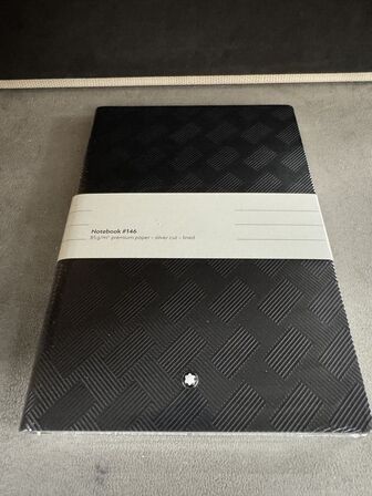 1 stk. Notebook  MONTBLANC BLACK
