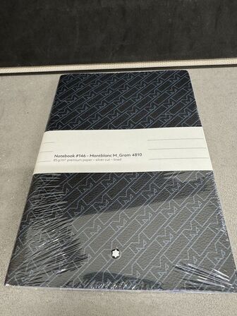 3 stk. Notebook MONTBLANC BLUE