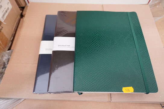 2 stk. Notesbøger MONT BLANC + MOLESKINE notesbog