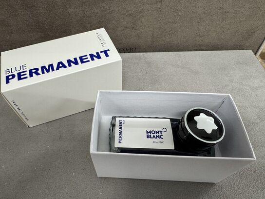 15 sk. 60ml blæk MONTBLANC BLUE PERMANENT