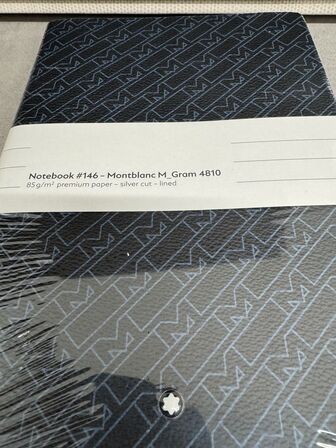 3 stk. Notebook MONTBLANC BLUE