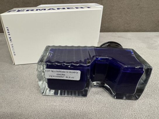 15 sk. 60ml blæk MONTBLANC BLUE PERMANENT