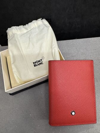 Læderpung 4cc MONTBLANC CORAL