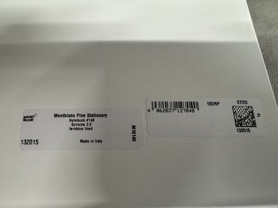 2 stk. Notebook  MONTBLANC FERNBLUE 