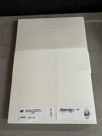 2 stk. Weekly calender 18-19 MONTBLANC BLACK