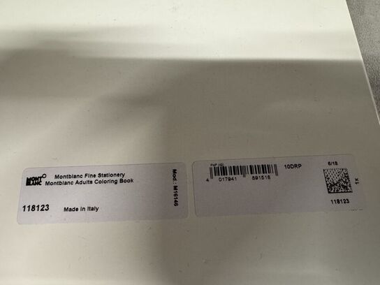 5 stk. Farvebøger MONTBLANC OF SPIDERS & SERPENTS