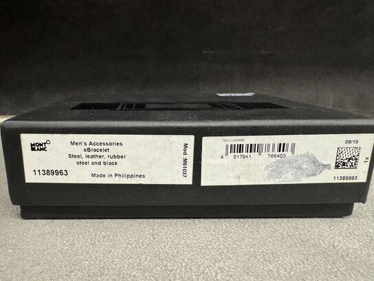 eBracelet i stål og læder MONTBLANC MOD: M61037