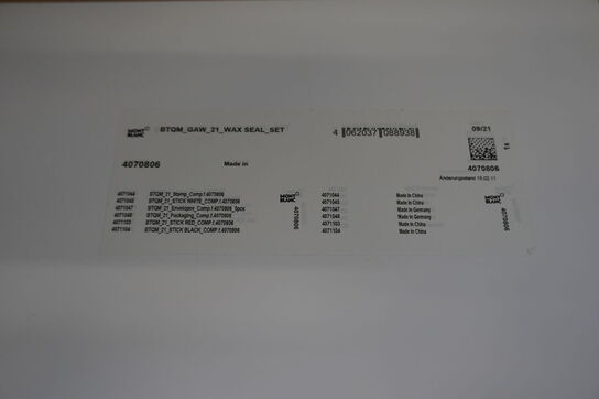 Voksforseglings sæt MONT BLANC, ID: 4070806