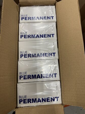 15 sk. 60ml blæk MONTBLANC BLUE PERMANENT