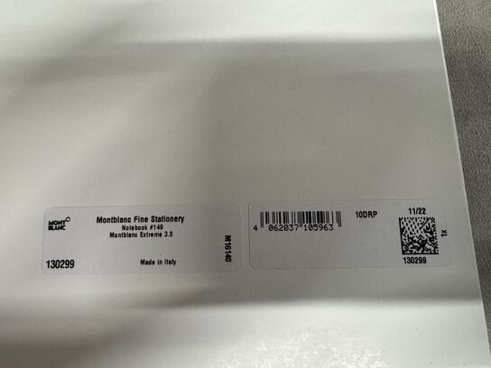 2 stk. Notebook  MONTBLANC EXTREME 3.0