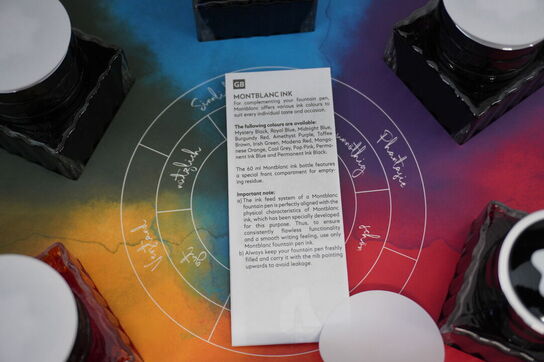6 stk. MONT BLANC blæk I forskellige farver, ID: 134526