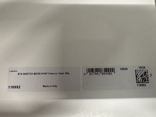 1 stk. Sketch Book MONTBLANC TOBACCO