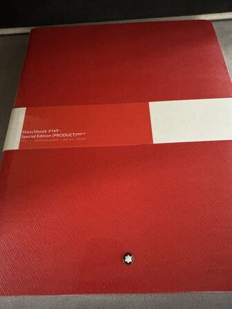 2 stk. Sketch Book MONTBLANC RED