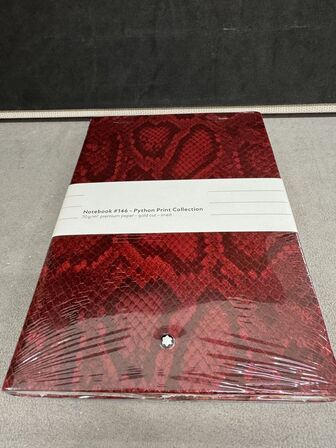 4 stk. Notebook MONTBLANC PYTHON PRINT, CAYENNE