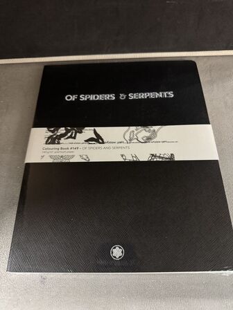 5 stk. Farvebøger MONTBLANC OF SPIDERS & SERPENTS