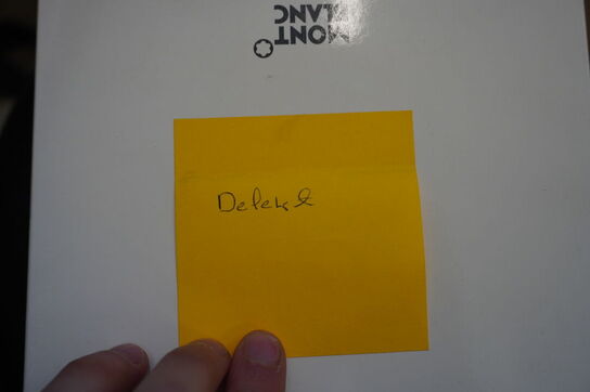 *defekt* Bælte MONT BLANC