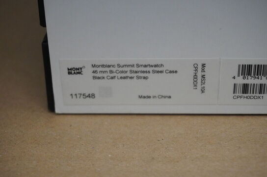 Smartwatch MONT BLANC, ID: 117548