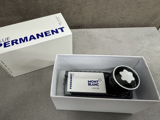 15 sk. 60ml blæk MONTBLANC BLUE PERMANENT
