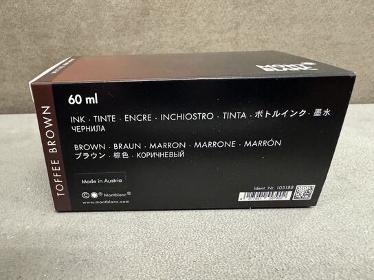 15 sk. 60ml blæk MONTBLANC TOFFEE BROWN