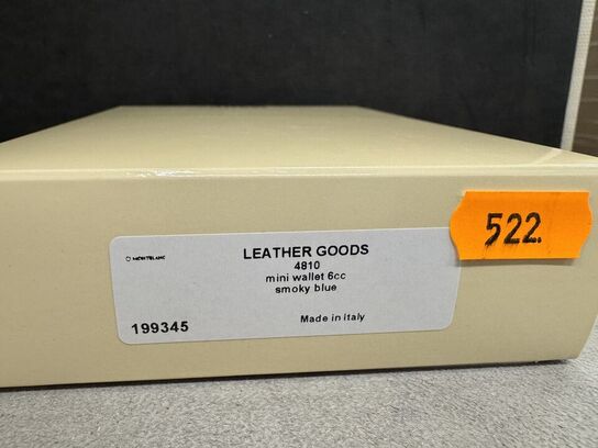 Læderpung 6cc MONTBLANC SMOKY BLUE