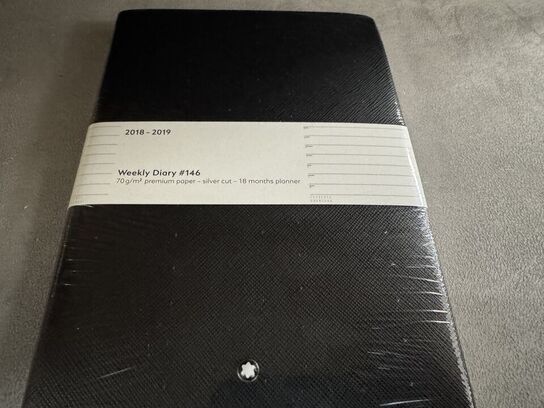 1 stk. Weekly calender 18-19 MONTBLANC BLACK