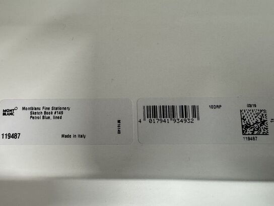 2 stk. Notebook  MONTBLANC PETROL BLUE