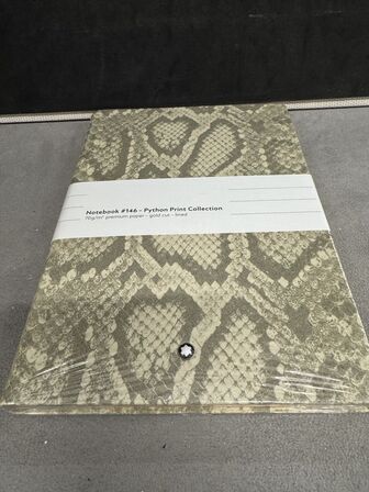 5 stk. Notebook MONTBLANC PYTHON PRINT, ROCCIA