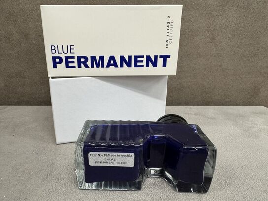 15 sk. 60ml blæk MONTBLANC BLUE PERMANENT