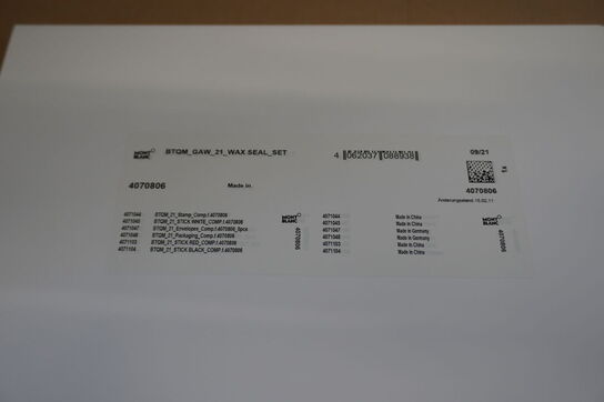 Voksforseglings sæt MONT BLANC, ID: 4070806