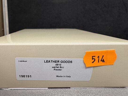 Læderpung 8cc MONTBLANC PEWTER