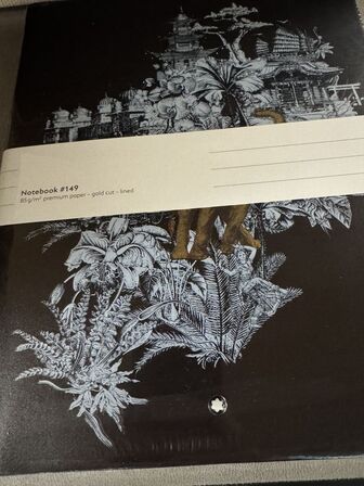 2 stk. Notebook  MONTBLANC MEISTERSTRÛCK AROUND THE WORLD IN 80 DAYS